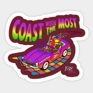 Coast with the Most Sticker